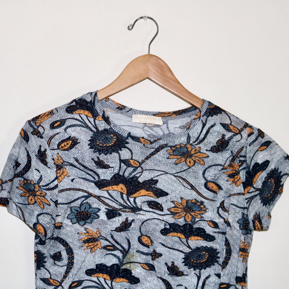 Ulla Johnson Estelle T-Shirt in Portofino - Picture 5 of 16